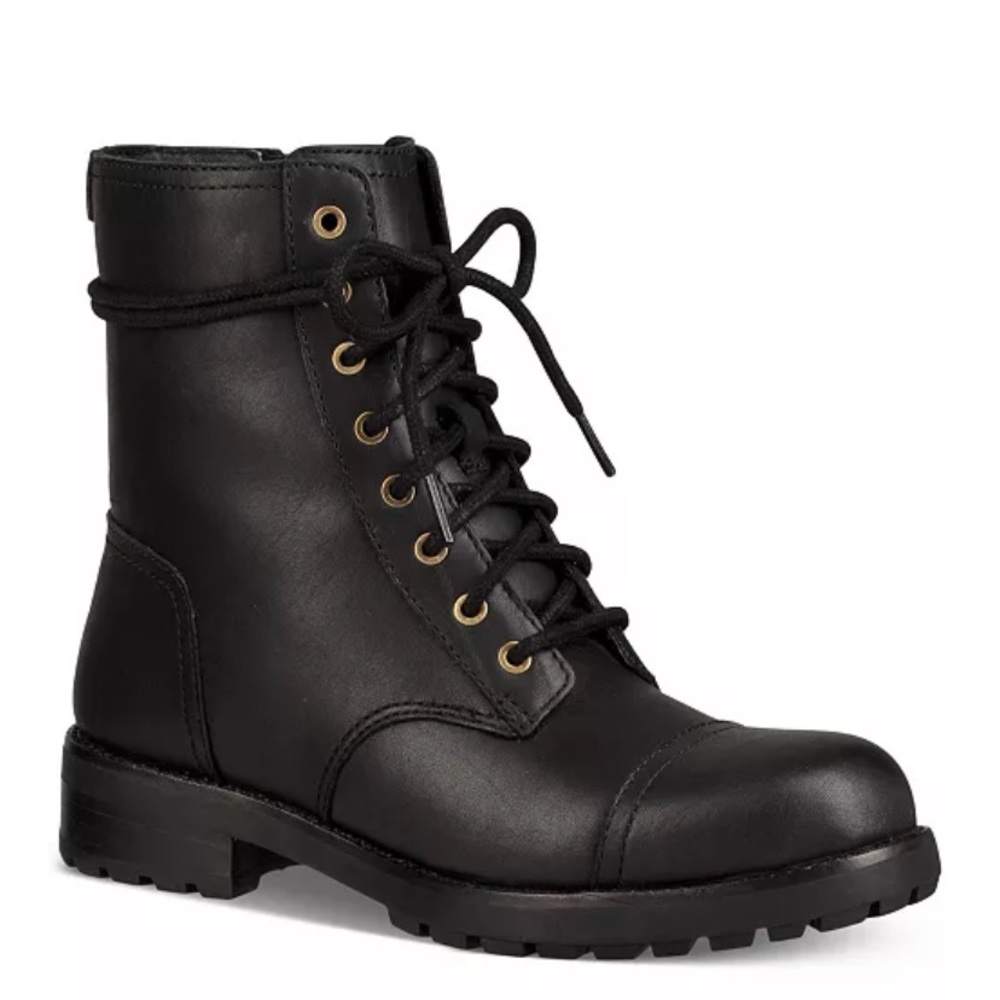 Ugg leather shearling lined boots